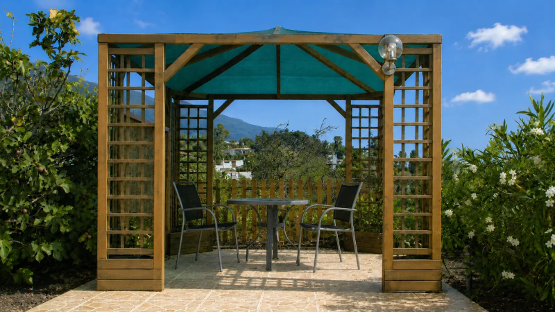 Pavillon im Casa La Gomera